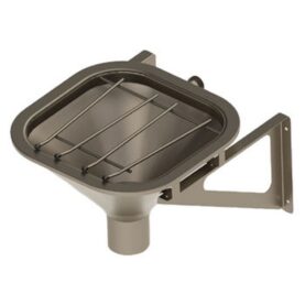 UTSLAGSSKÅL V151 DY 102 FÖR VÄGGMONTERING SLÄT STOS ROSTFRI