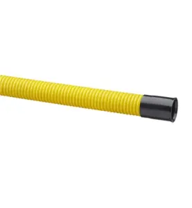 ELKABELRÖR GUL MED MUFF 50/42