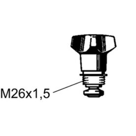 KRANÖVERDEL MED KÄGLA VARMVATTEN M26 FMM