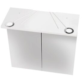 SPEGELSKÅP / BADRUMSSKÅP BASIC AQUA VIT HÖGBLANK LED4 ALTERNA