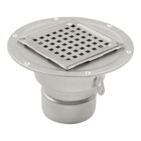 SPYGATT 207-110B 150X110 BOTTENUTLOPP MED LIMFLÄNS, UTAN VATTENLÅS SYRAFAST STÅL BLUCHER