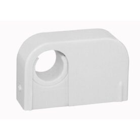 RÖRKLAMMA 18/22 MM C/V 25 MM, B=60 MM ENKEL VIT FALUPLAST