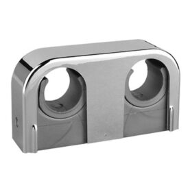 RÖRKLAMMA 18/22 MM C/C 40 MM, C/V 25 MM, B=70 MM DUBBEL FÖRKROMAD FALUPLAST