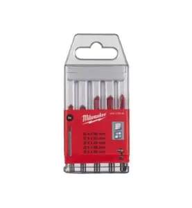 GLAS OCH KAKELBORRSATS 5PACK 4-8MM MILWAUKEE