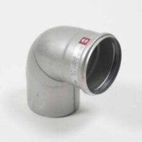 BÖJ EUROPIPE 125 MM X 90° MUFF X SLÄTÄNDA BLUCHER