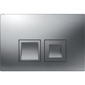 SPOLPLATTA DELTA35 DUBBELSPOLNING MATT KROM GEBERIT