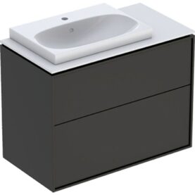 MÖBELPAKET SENSE ART 90 LAVA MED BÄNKSKIVA/LAY-ON TVÄTTSTÄLL VÄNSTER IFÖ