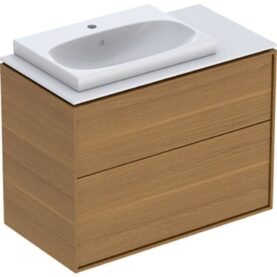 MÖBELPAKET SENSE ART 90 EK MED BÄNKSKIVA/LAY-ON TVÄTTSTÄLL VÄNSTER IFÖ