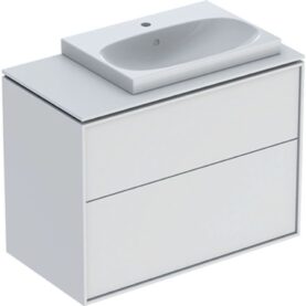 MÖBELPAKET SENSE ART 90 VIT MED BÄNKSKIVA/LAY-ON TVÄTTSTÄLL HÖGER IFÖ