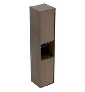 HÖGSKÅP SENSE ART, VALNÖT 2 DÖRRAR OCH ÖPPEN HYLLA IFÖ