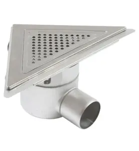 GOLVBRUNN DRAIN 207-75SI-3K 150X75 SIDOUTLOPP DESIGN-HÖRN, MED LIMFLÄNS BLUCHER