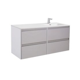 MÖBELPAKET LUXOR 120 CM GRÅ MATT INKL TVÄTTSTÄLL HO TILL HÖGER ALTERNA