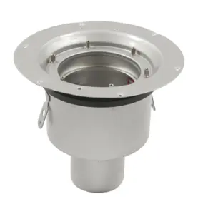 SPYGATT DRAIN MULTI 206-75B 150X75 SIDOUTLOPP, FÖR GOLV EXKL. MONTAGESET SYRAFAST STÅL BLUCHER