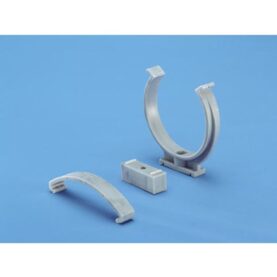 RÖRKLAMMA 110 MM INFÄSTNING FÖR INOMHUSAVLOPP MED DISTANS GRÅ WAFIX PP