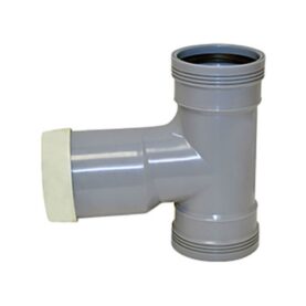 WC-GRENRÖR 110 MM X88,5°, 2MUFF X SLÄTÄNDA GRÅ WAFIX PP PLUS