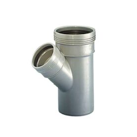 GRENRÖR 90/90 MM X 45° 2MUFF X SLÄTÄNDA SVART WAFIX