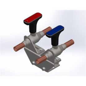 KULVENTIL PAR V-FÄSTE DN20 CU18/CU18