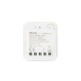 DOSRELÄ STRÖMBRYTARE PÅ/AV MED TIMER NEXA