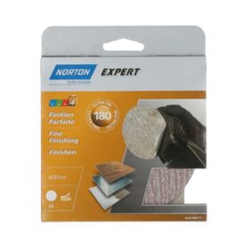 RONDELLER 0 HÅL SB-PACK 125MM K180 NORTON