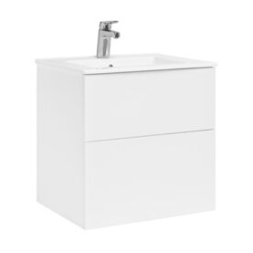 MÖBELPAKET ISELLA AQUA 60 VIT MATT MED TVÄTTSTÄLL PORSLIN ALTERNA