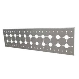 VÄGGSKENA ST 60 DUBBEL C/C60MM L=700 MM LK VÄGGBOCKSTÖD DUBBEL HÅLRADER LK