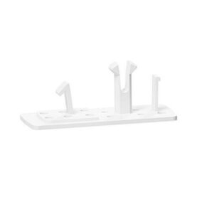 LIMPLATTA L=50 MM INKLUSIVE LIMKIT FÖR PURUS CLIP ENKELKLAMMER VIT PURUS