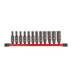 KRAFTHYLSSATS 1/4" LÅNG 12-PACK MILWAUKEE