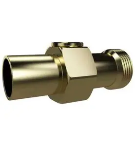 BACKVENTIL VM GE20X22MM TILL VATTENMÄTARKONSOL MÄSSING LK