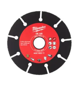 KAPSKIVA KARBID 125 MM MILWAUKEE