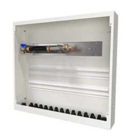 VATTENMÄTARSKÅP UNI XL G25 (DN20), 190-220 MM 800X710X120MM (BXDXH) UTVÄNDIG GÄNGA (I KONSOL) VIT LK