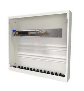 VATTENMÄTARSKÅP UNI XL G25 (DN20), 190-220 MM 800X710X120MM (BXDXH) UTVÄNDIG GÄNGA (I KONSOL) VIT LK