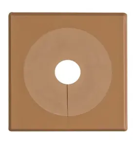 VULKBRICKA 12-22 MM 48X48 MM ENKEL DELBAR BRUN FALUPLAST