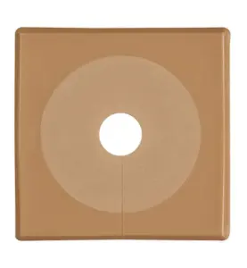 VULKBRICKA 12-16 MM 38X38 MM ENKEL DELBAR BRUN FALUPLAST