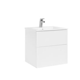 MÖBELPAKET ISELLA AQUA 60 VIT MATT MED TVÄTTSTÄLL MINERALKOMPOSIT ALTERNA