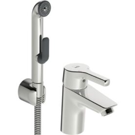 TVÄTTSBLANDARE SAGA STYLE S BIDETTA 3S-SYSTEM, PINNSPAK, BIDETTAHANDDUSCH ORAS