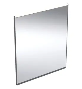 LJUSSPEGEL OPTION PLUS SQUARE 60X70 S DIREKT/INDIREKT BELYSNING, SVART GEBERIT