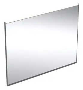 LJUSSPEGEL OPTION PLUS SQUARE 90X70 S DIREKT/INDIREKT BELYSNING, SVART GEBERIT