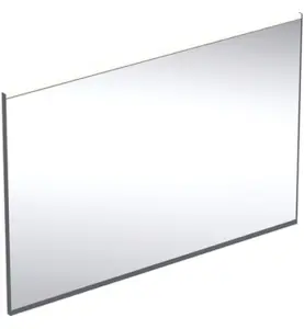 LJUSSPEGEL OPTION PLUS SQUARE 105X70 S DIREKT/INDIREKT BELYSNING, SVART GEBERIT