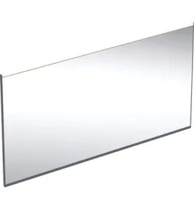 LJUSSPEGEL OPTION PLUS SQUARE 135X70 S DIREKT/INDIREKT BELYSNING, SVART GEBERIT