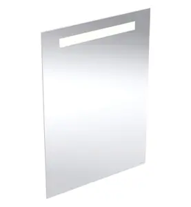 LJUSSPEGEL OPTION BASIC SQUARE 50X70 BELYSNING UPPTILL, ALUMINIUM GEBERIT