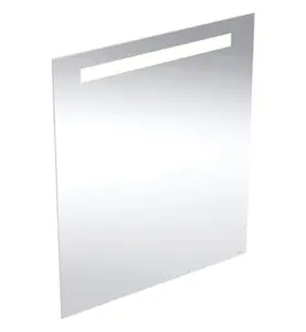 LJUSSPEGEL OPTION BASIC SQUARE 60X70 BELYSNING UPPTILL, ALUMINIUM GEBERIT