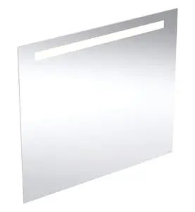 LJUSSPEGEL OPTION BASIC SQUARE 80X70 BELYSNING UPPTILL, ALUMINIUM GEBERIT