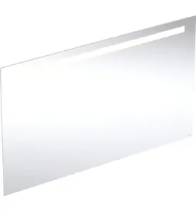 LJUSSPEGEL OPTION BASIC SQUARE 120X70 BELYSNING UPPTILL, ALUMINIUM GEBERIT