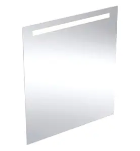 LJUSSPEGEL OPTION BASIC SQUARE 80X90 BELYSNING UPPTILL, ALUMINIUM GEBERIT