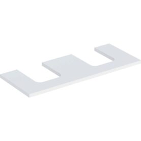 GEBERIT ONE BÄNKSKIVA 120 2XTS SKÅLFORM VIT M