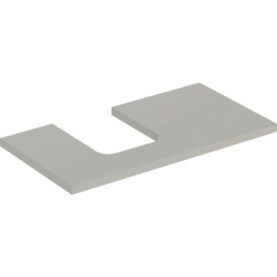 GEBERIT ONE BÄNKSKIVA 90 TS SKÅLFORM VÄNSTER GRÅ