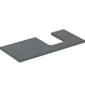 GEBERIT ONE BÄNKSKIVA 105 TS SKÅLFORM HÖGER LAVA