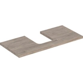 GEBERIT ONE BÄNKSKIVA 105 TS SKÅLFORM MITTEN VALNÖT