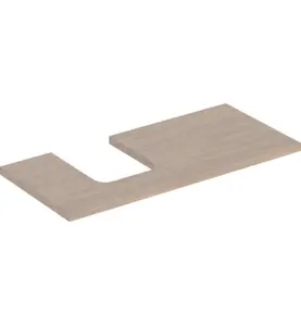 GEBERIT ONE BÄNKSKIVA 105 TS SKÅLFORM VÄNSTER EK