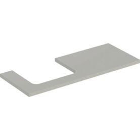 GEBERIT ONE BÄNKSKIVA 120 TS REKTANGULÄR VÄNSTER GRÅ